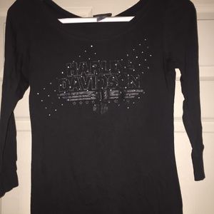 Ladies Long Sleeve Harley Davidson Top